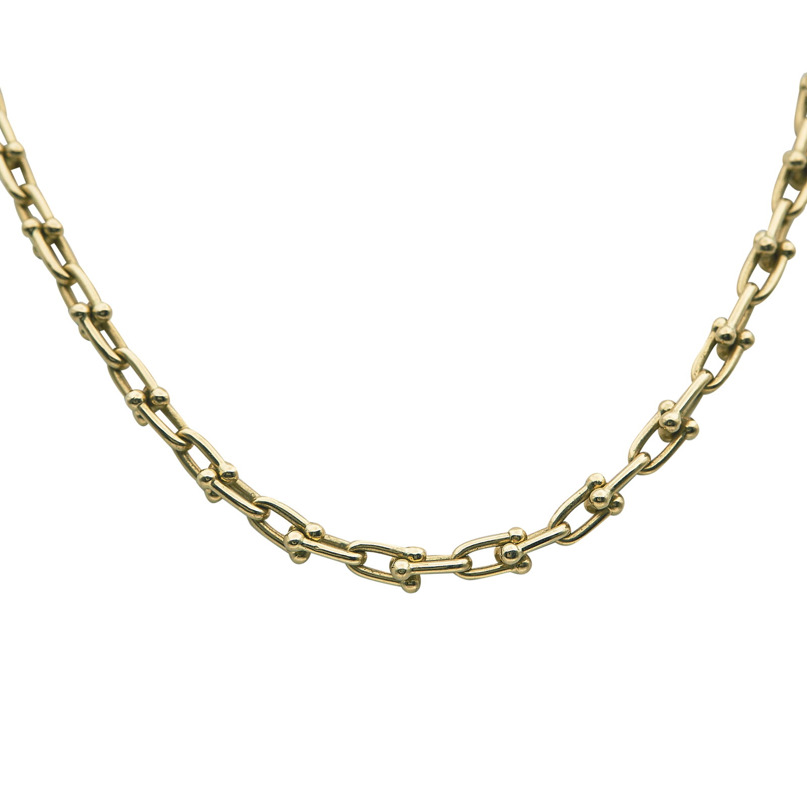 Tiffany & Co. HardWear Small Link 18K Yellow Gold Chain Necklace (1 of 5)
