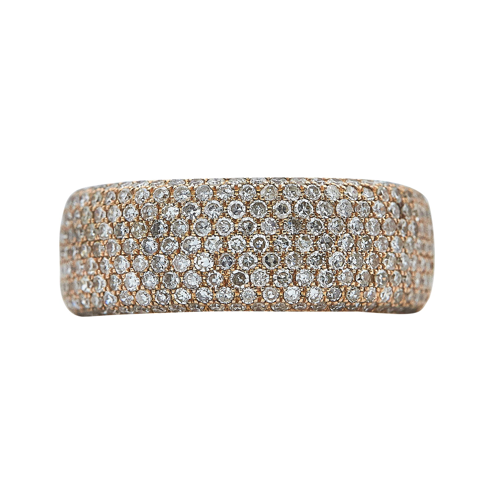 EFFY 14K Rose Gold and Diamond Pave Band Ring (1 of 3)