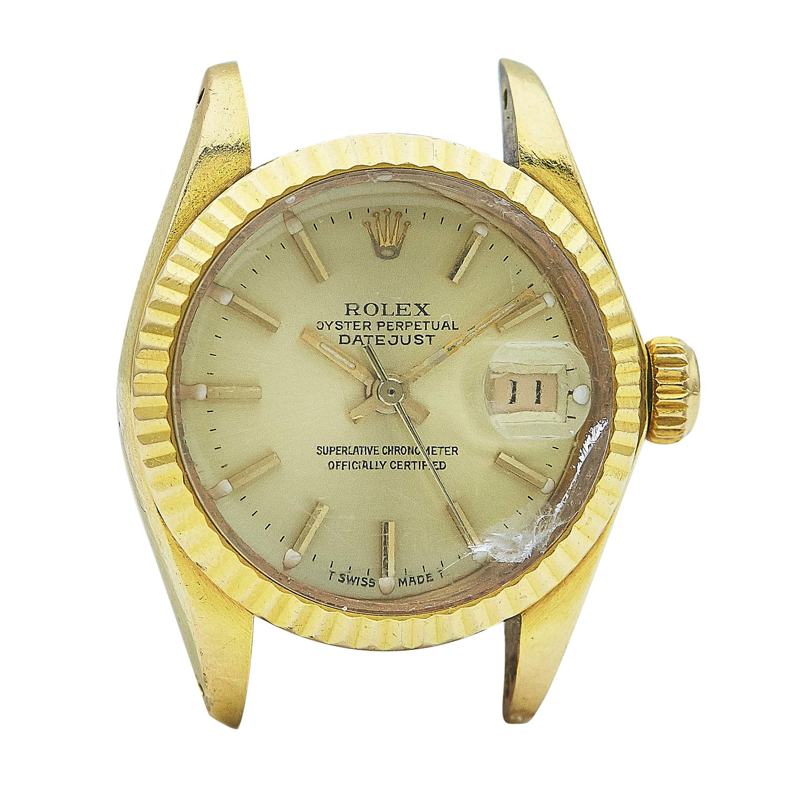 Rolex Datejust 18K Yellow Gold/SS Watch Head Ref. 6917, circa 1979 (1 of 6)