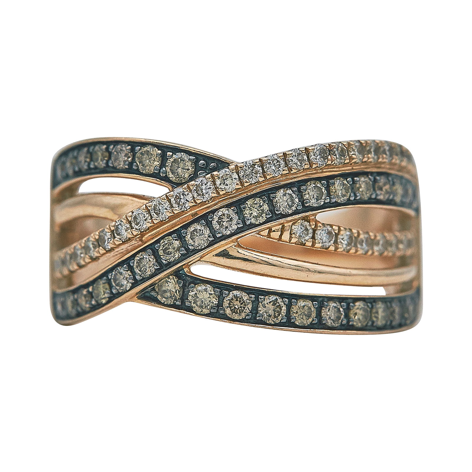 Le Vian 14K Rose Gold and Diamond Band Ring (1 of 4)