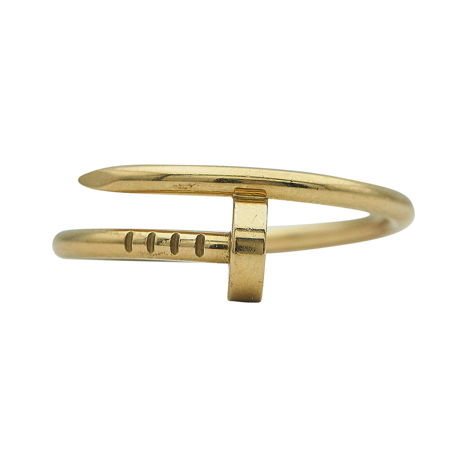 Cartier Juste un Clou Small Model 18K Gold Band Ring (1 of 4)