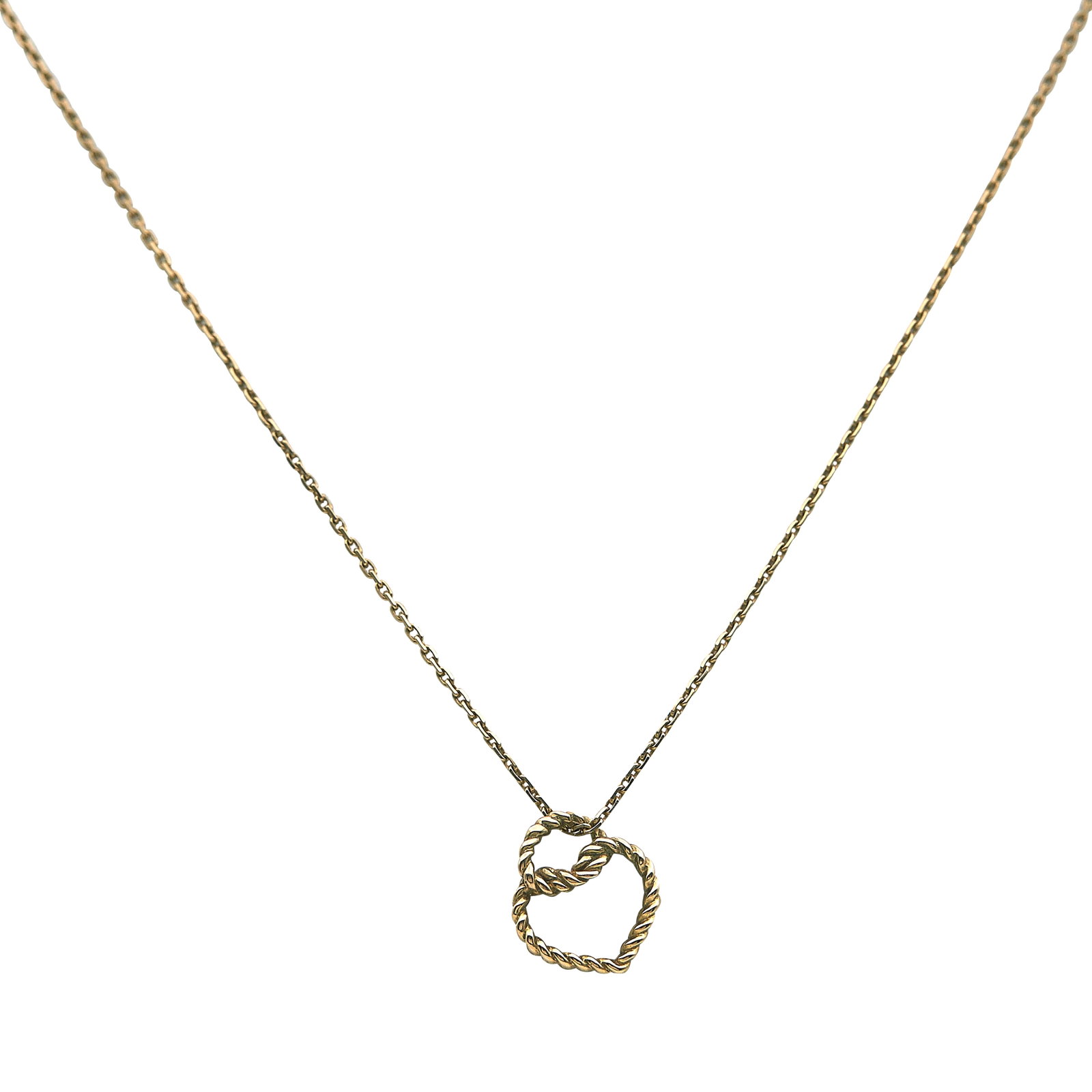 Cartier 18K Yellow Gold Heart Pendant Necklace (1 of 4)