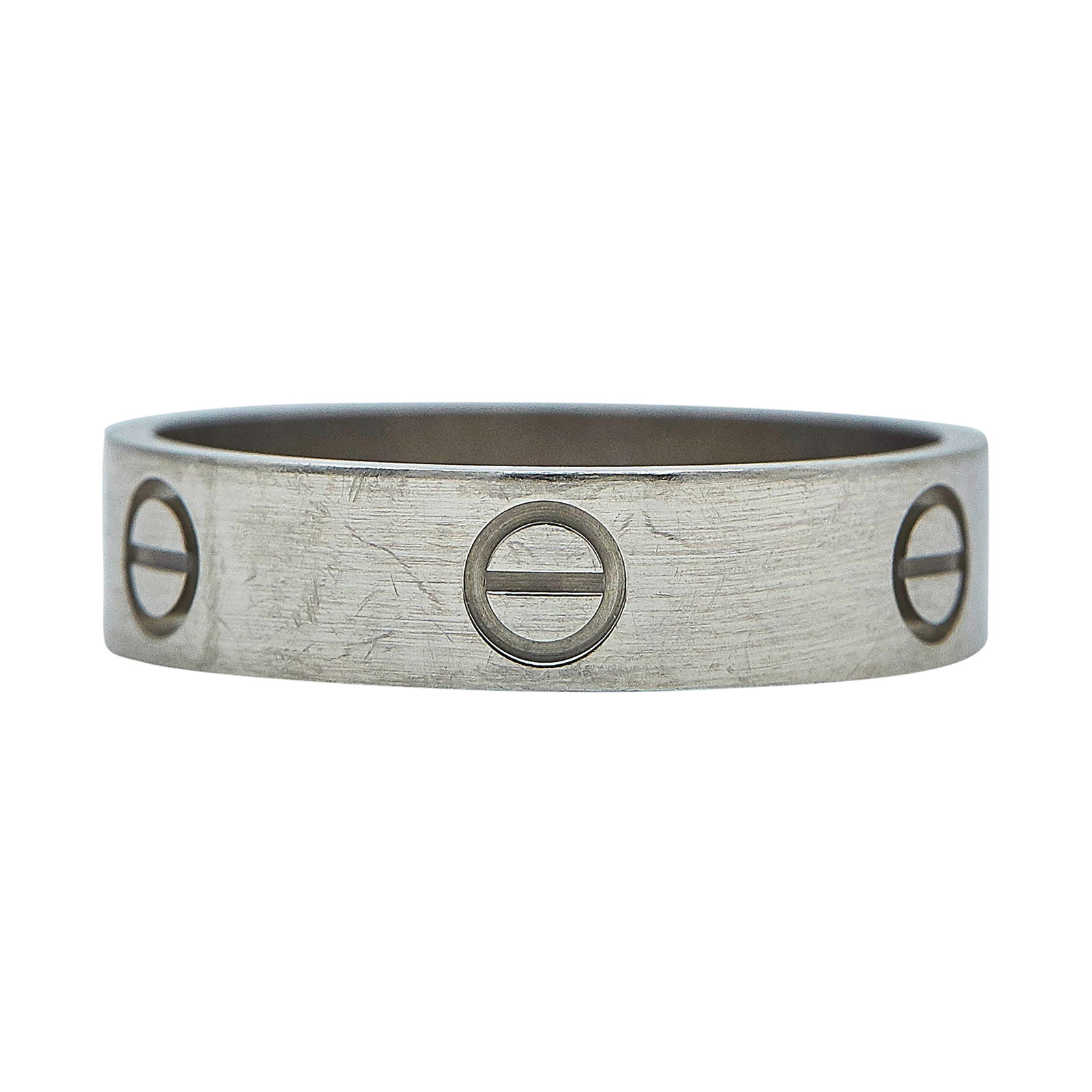 Cartier Love 18K White Gold Band Ring (1 of 3)
