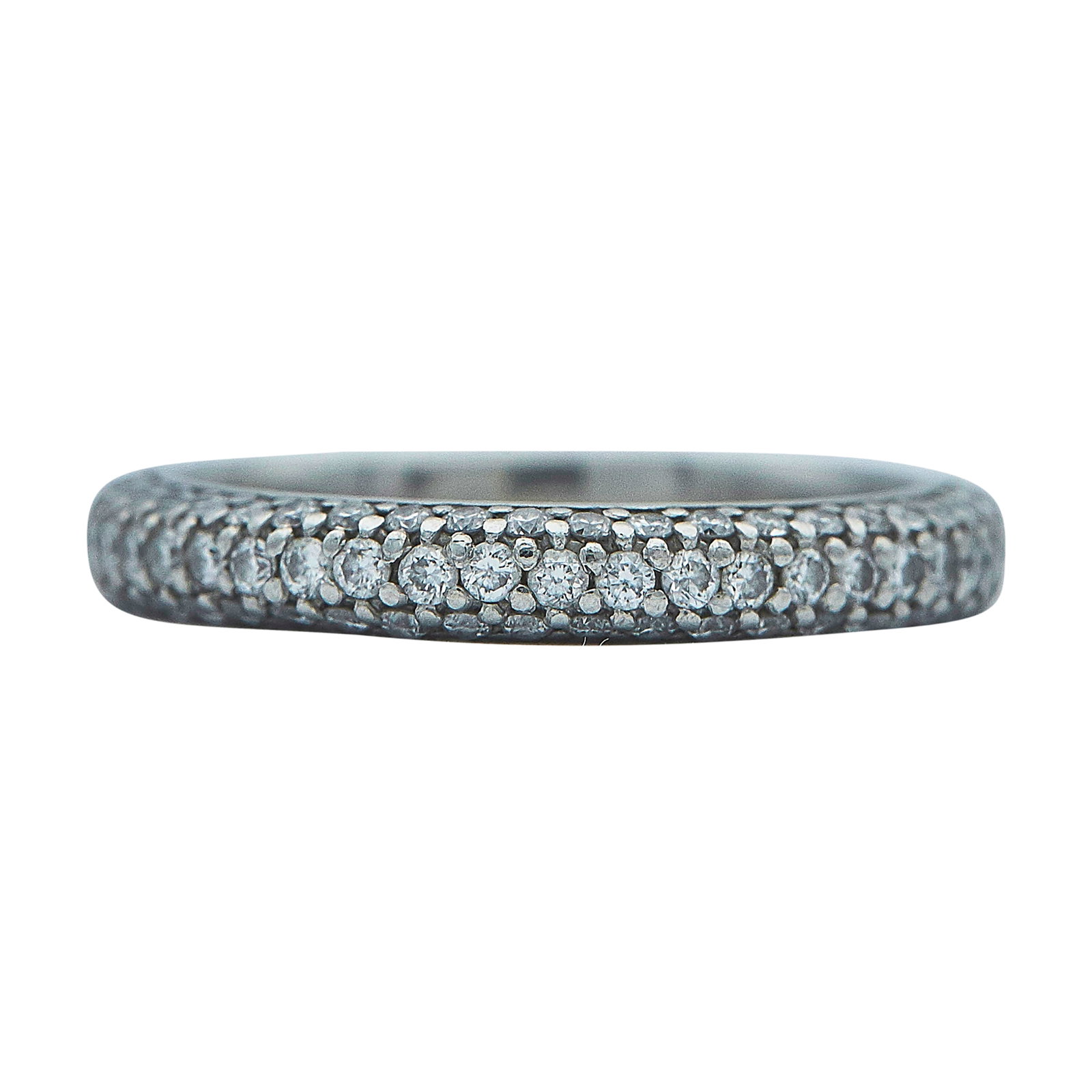 Platinum and Diamond Band Ring (1 of 2)