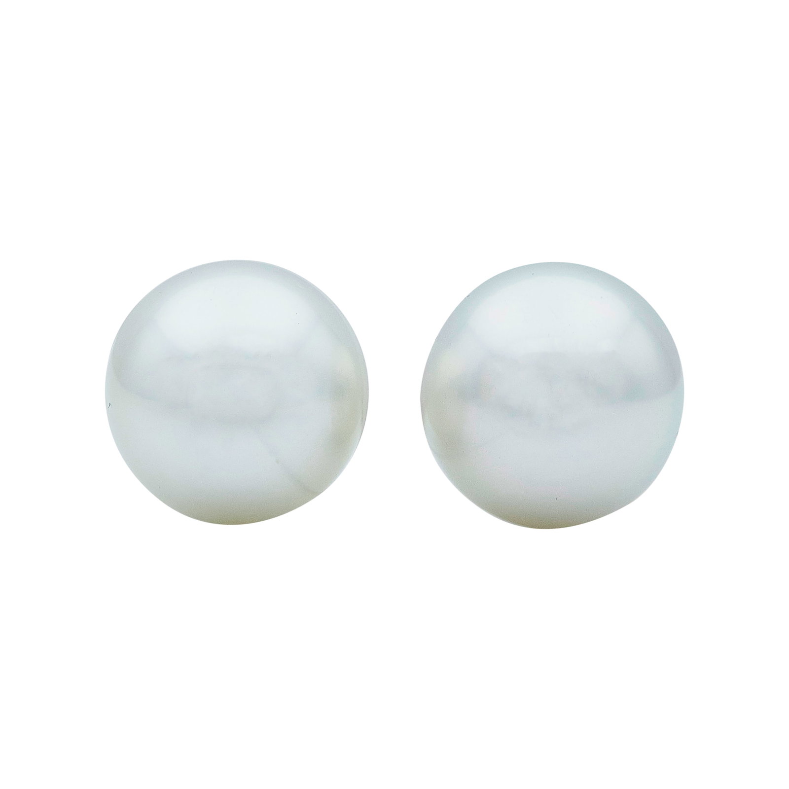 18K White Gold White Pearl Stud Earrings (1 of 3)