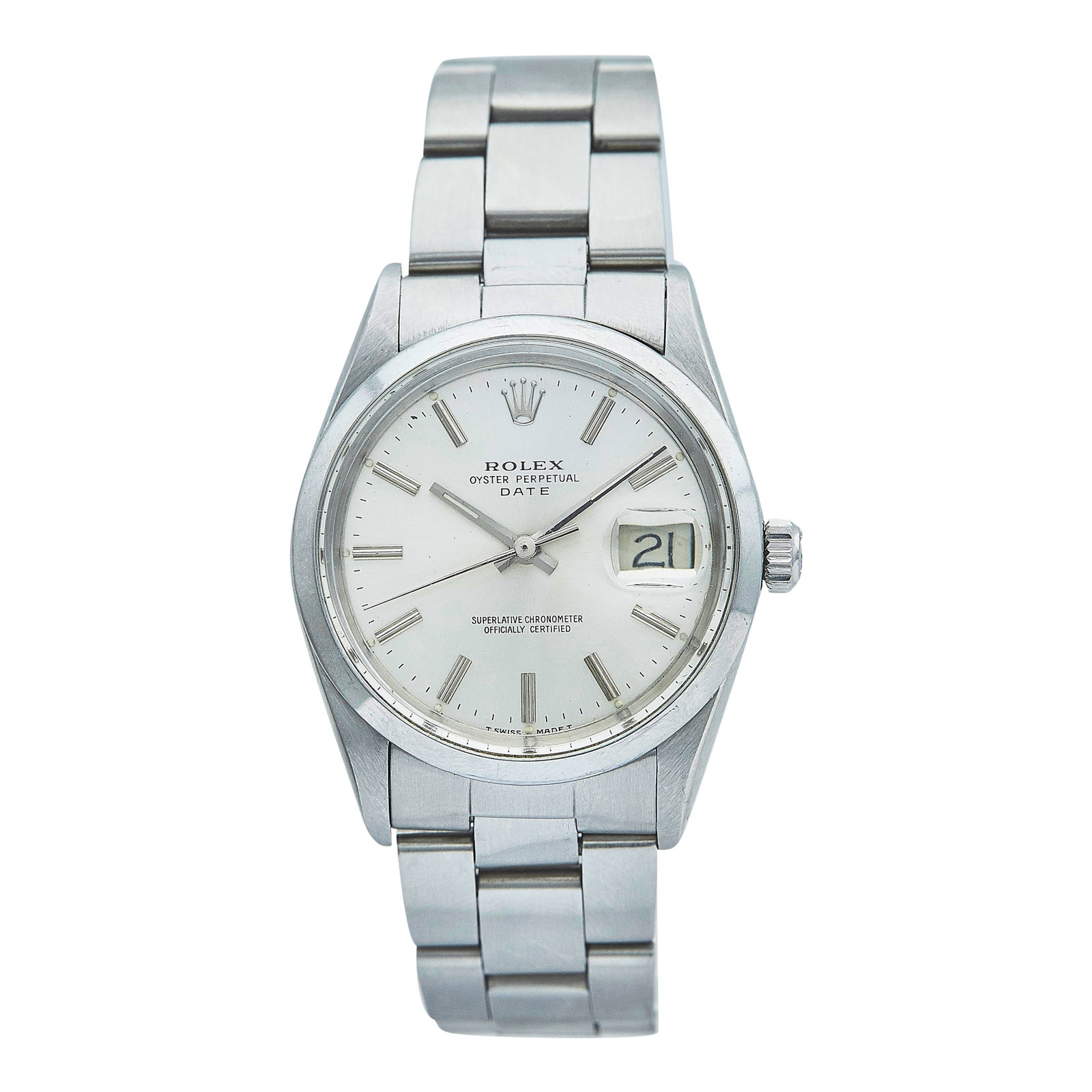 Rolex Date Stainless Steel Watch Ref. 15000, 1987 (1 of 5)