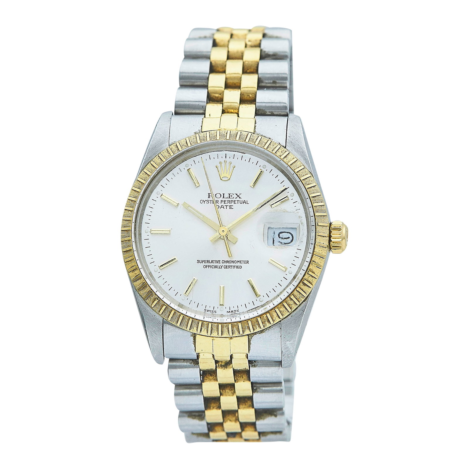 Rolex Date 18K Yellow Gold and Stainless Steel Watch Ref. 15053, circa 1987 (1 of 5)