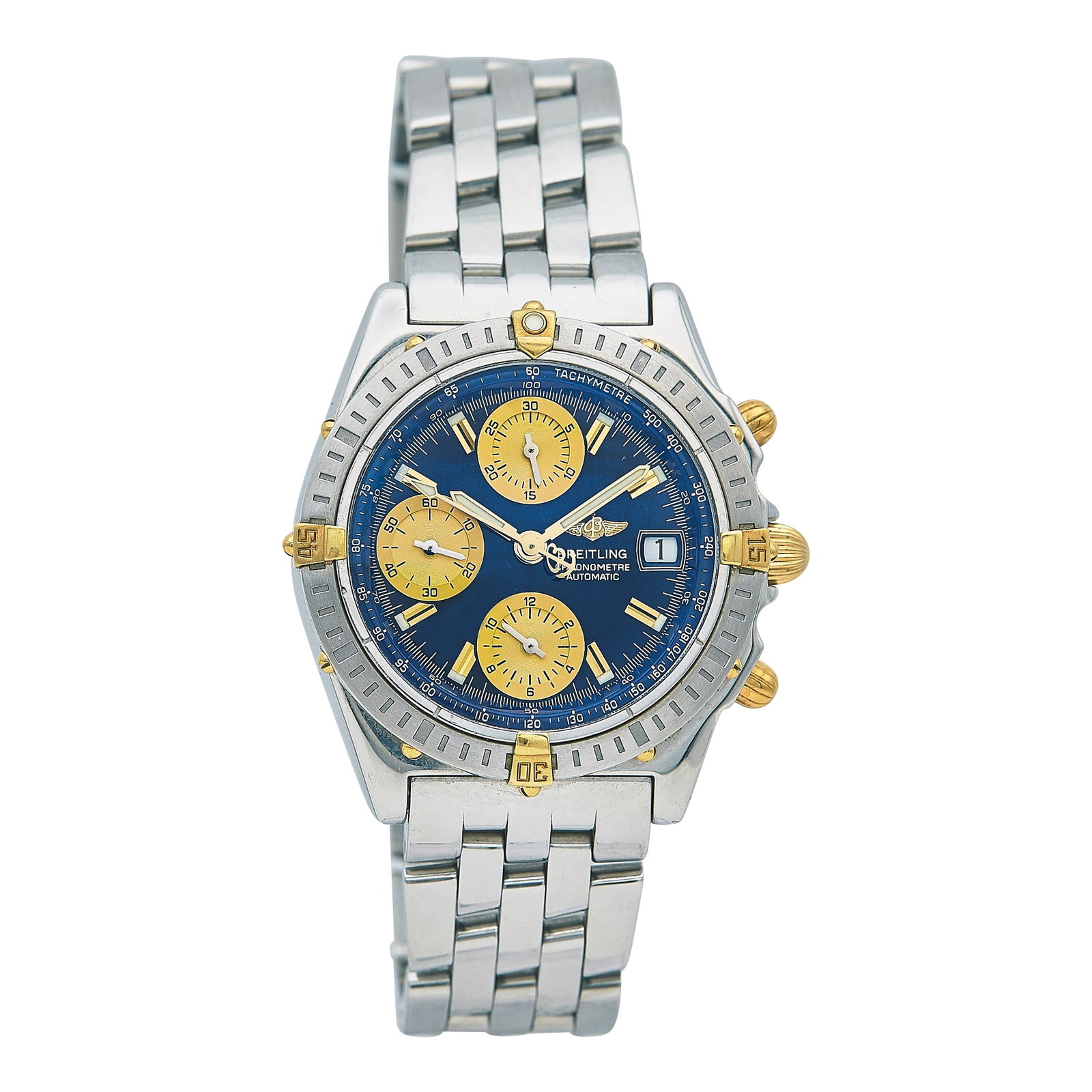 Breitling Chronomat 18K Yellow Gold/SS Watch Ref. B1335211/C536, 2002 (1 of 6)