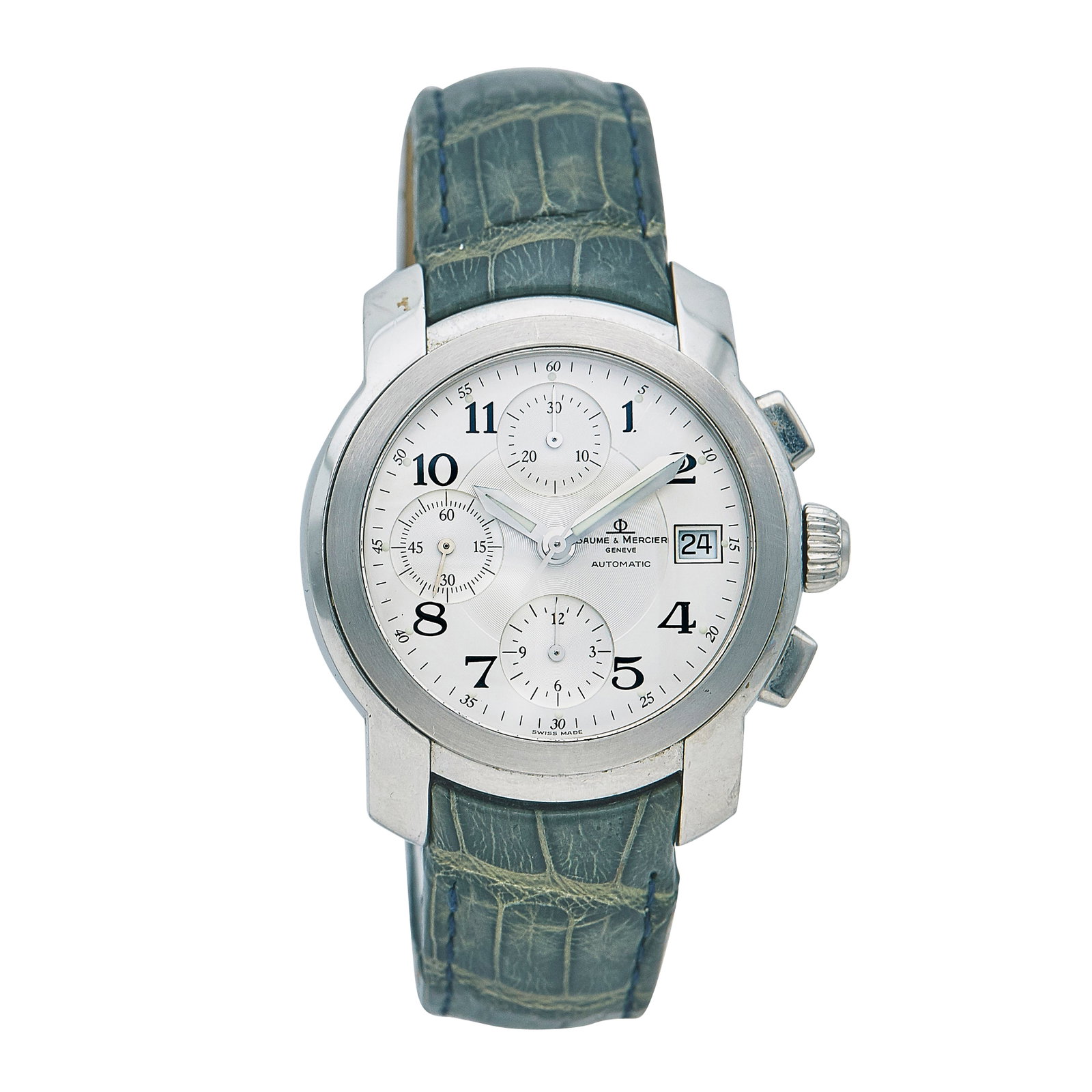 Baume & Mercier Capeland Stainless Steel Watch Ref. MV045216, circa 2010 (1 of 5)