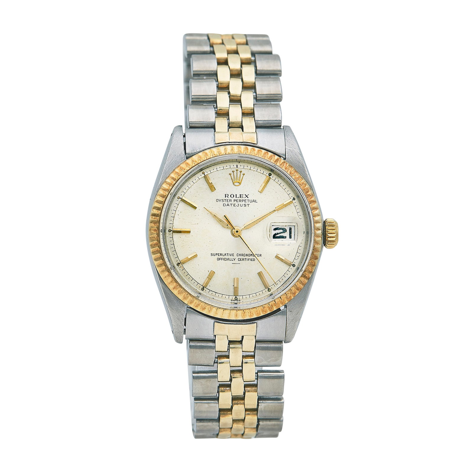Rolex Datejust 18K Yellow Gold/SS Watch Ref. 1601, circa 1966 (1 of 5)