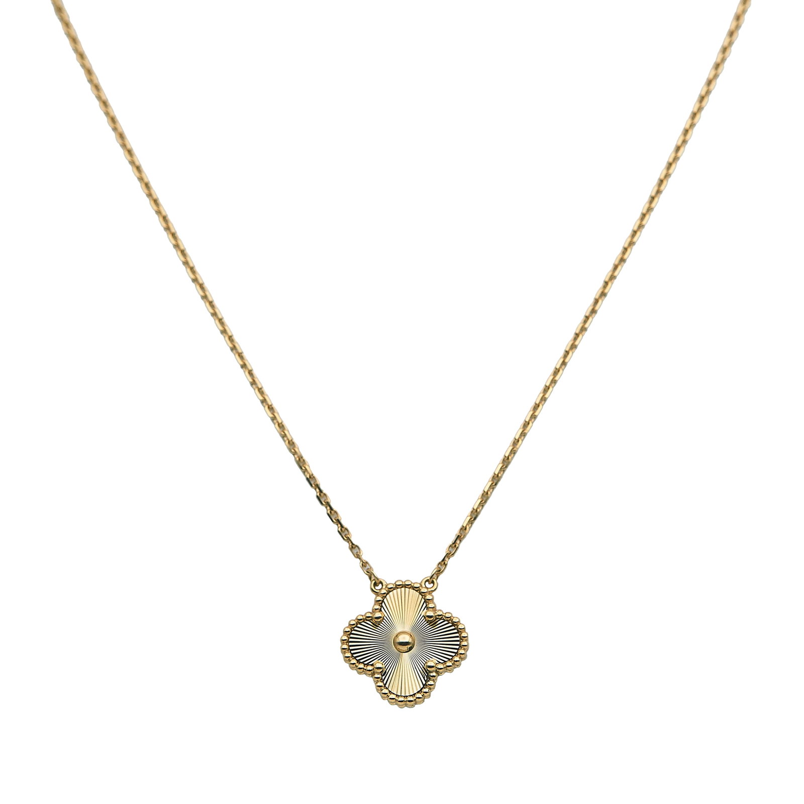 Van Cleef & Arpels Alhambra (Vintage) 18K Yellow Gold Pendant Necklace (1 of 5)