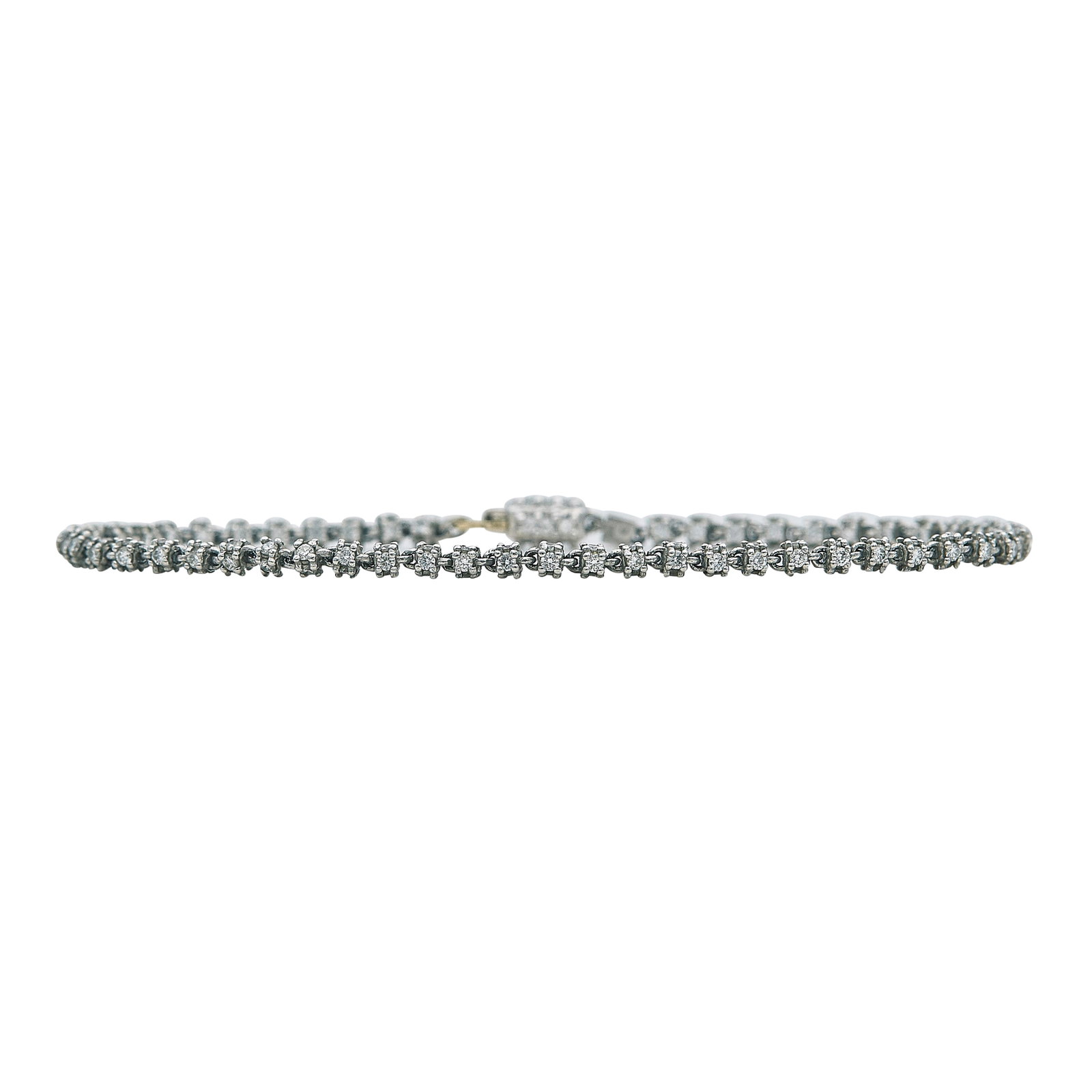 Paul Morelli Platinum and Diamond Tennis Bracelet (1 of 3)