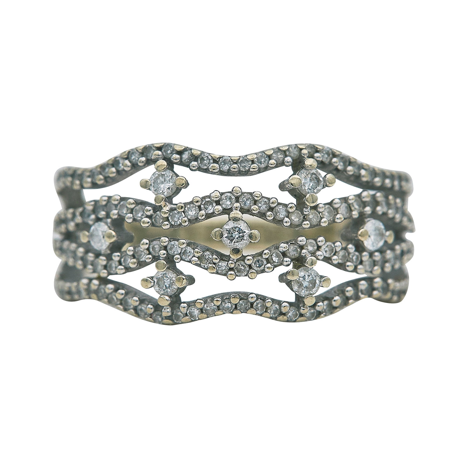 14K White Gold and Diamond Ring (1 of 3)