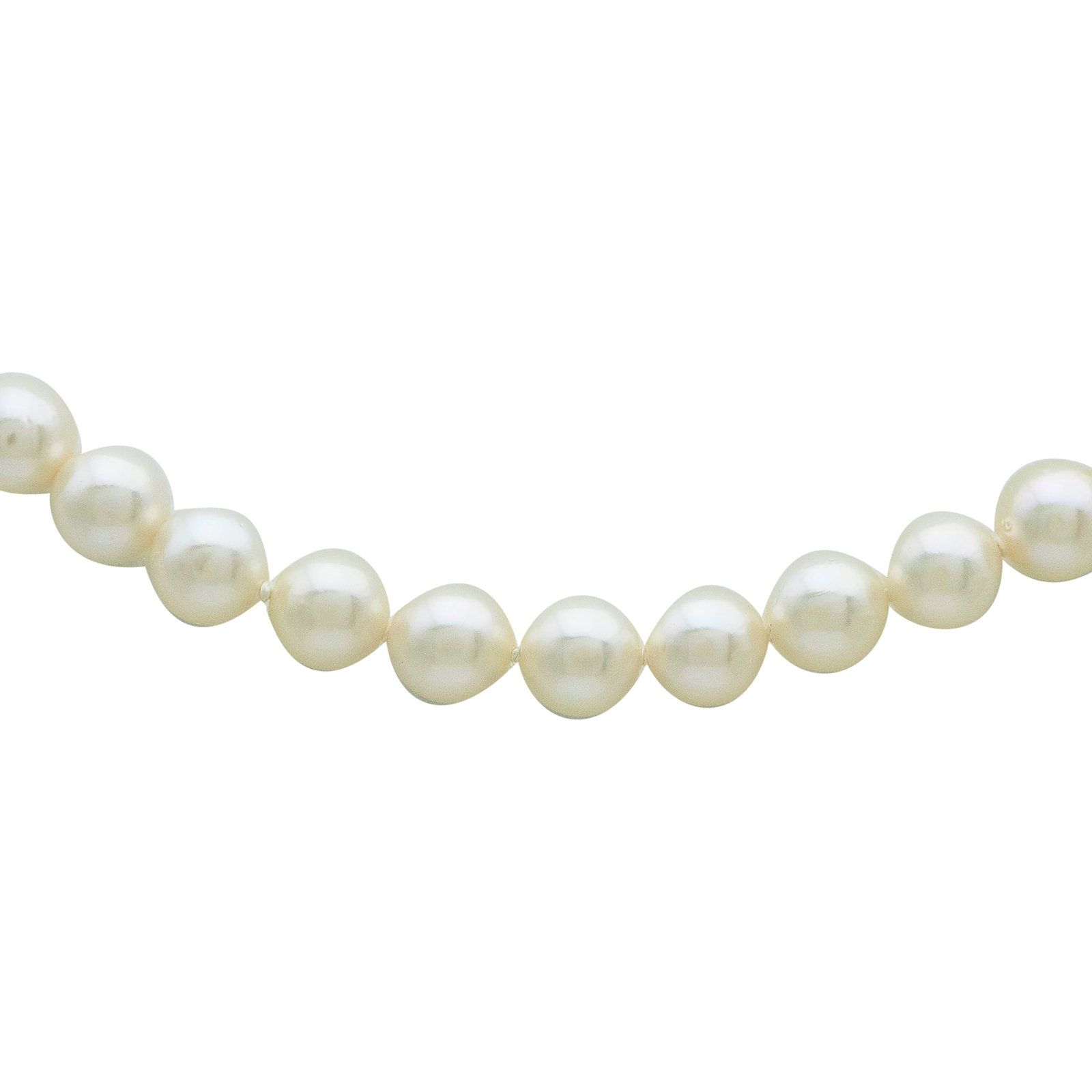 Mikimoto 18K Yellow Gold and Pearl Necklace: BRAND: Mikimoto; METAL: 18K Yellow Gold; GEMSTONES: Pearl approx. 5.00 mm in diameter; STAMPED: 750; CONDITION: Pre-owned, Very Good; ITEM WEIGHT (GRAMS): 16.6 g; MEASUREMENTS: Necklace 15 3/4 inches 