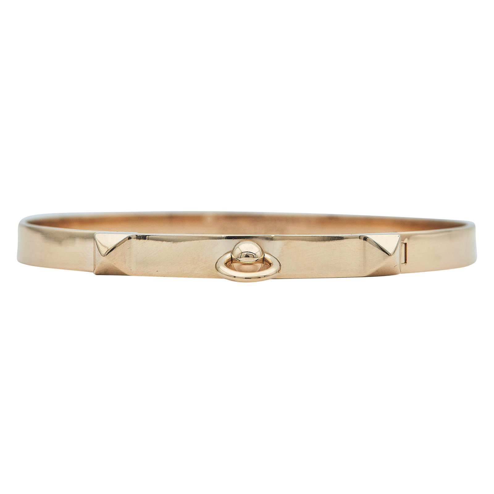Hermès Collier de Chien 18K Rose Gold Bracelet (1 of 4)