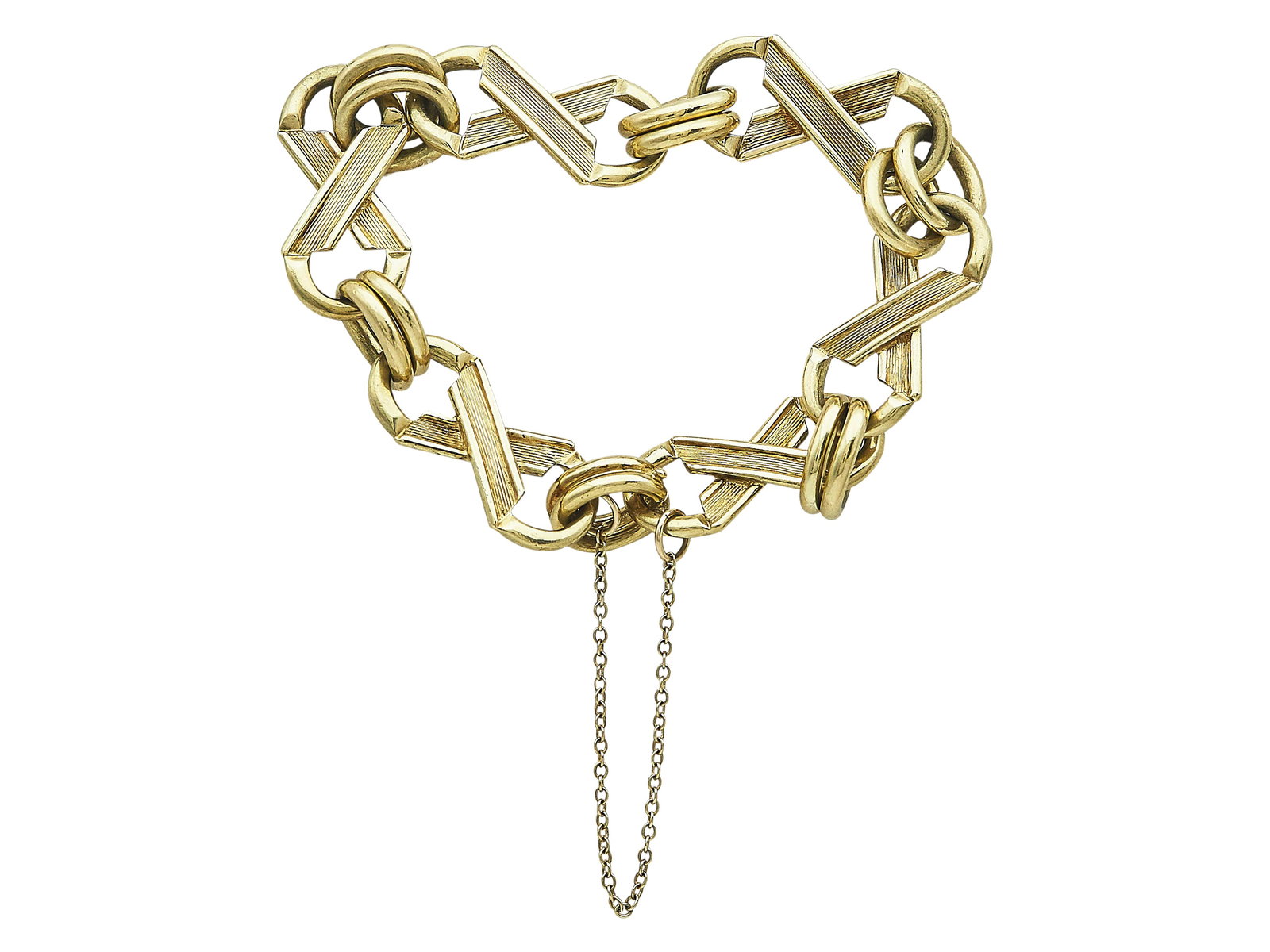Jean Schlumberger for Tiffany & Co. 18K Yellow Gold "X" Link Bracelet (1 of 4)