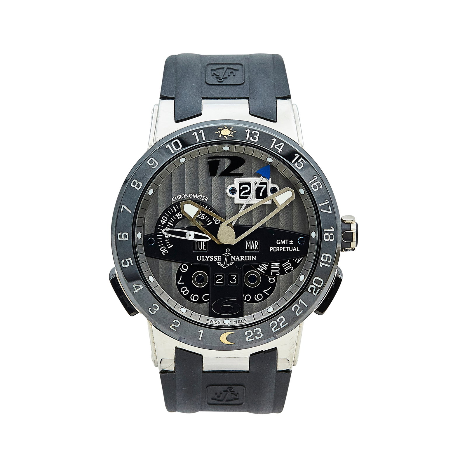Ulysse Nardin El Toro GMT Platinum Watch Ref. 329-00, circa 2016 (1 of 5)
