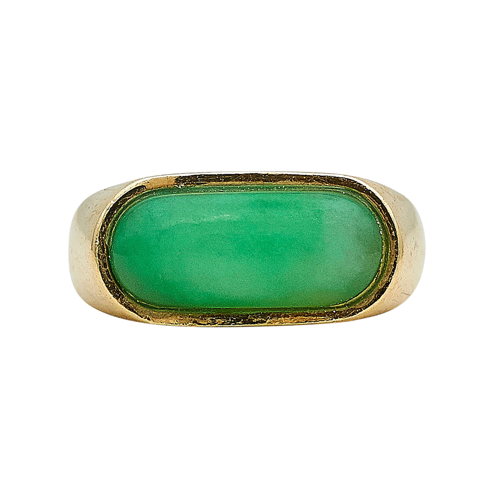 14K Yellow Gold and Jade Ring (1 of 4)