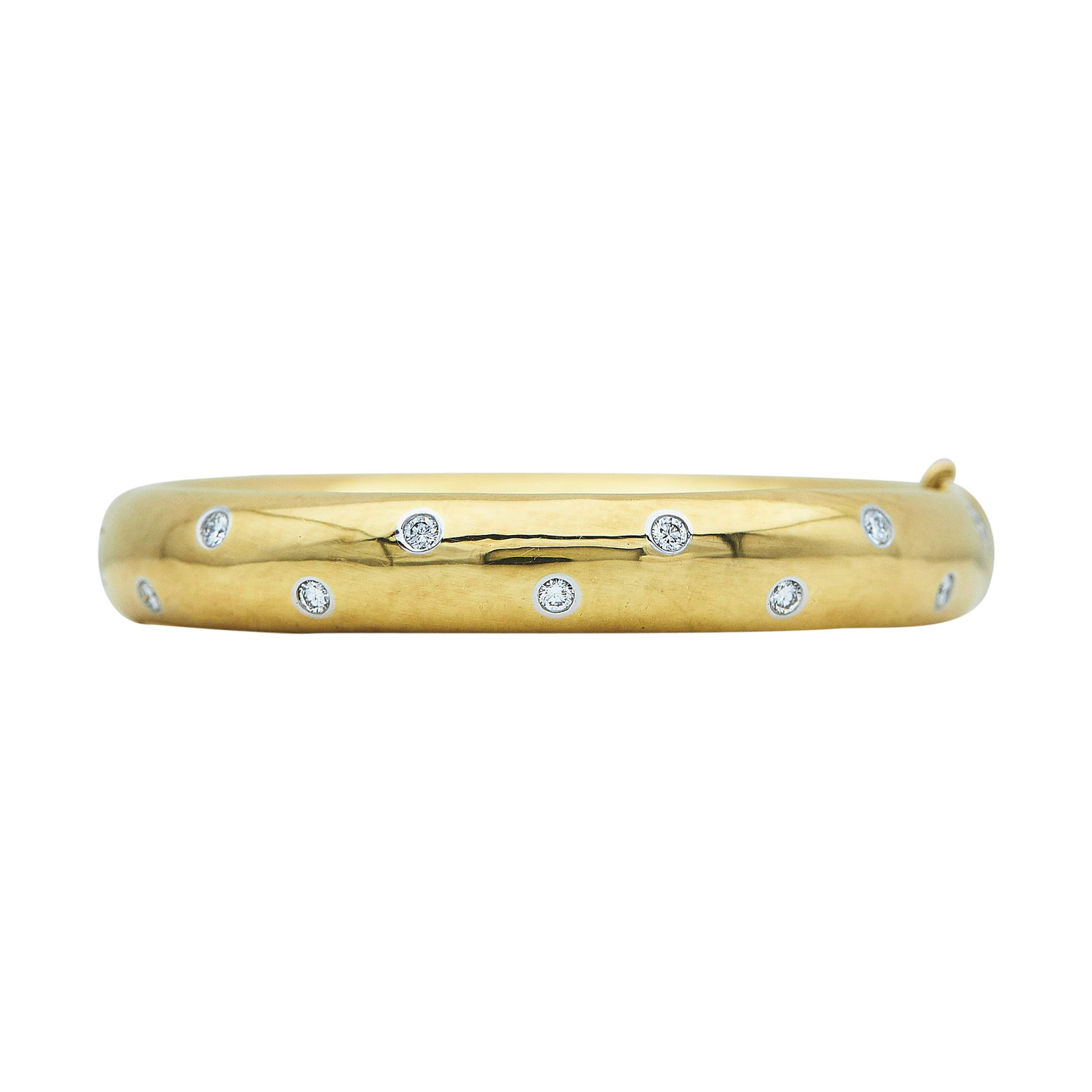 Tiffany & Co. Etoile 18K Yellow Gold, Platinum, and Diamond Bracelet: BRAND: Tiffany & Co.; COLLECTION: Etoile; METAL: 18K Yellow Gold/Platinum; APPROXIMATE TOTAL DIAMOND WEIGHT: 0.60 ctw; STAMPED: Tiffany & Co., 750, Pt950; CONDITION: Pre-owned, Very Good; ITEM WEIGHT 