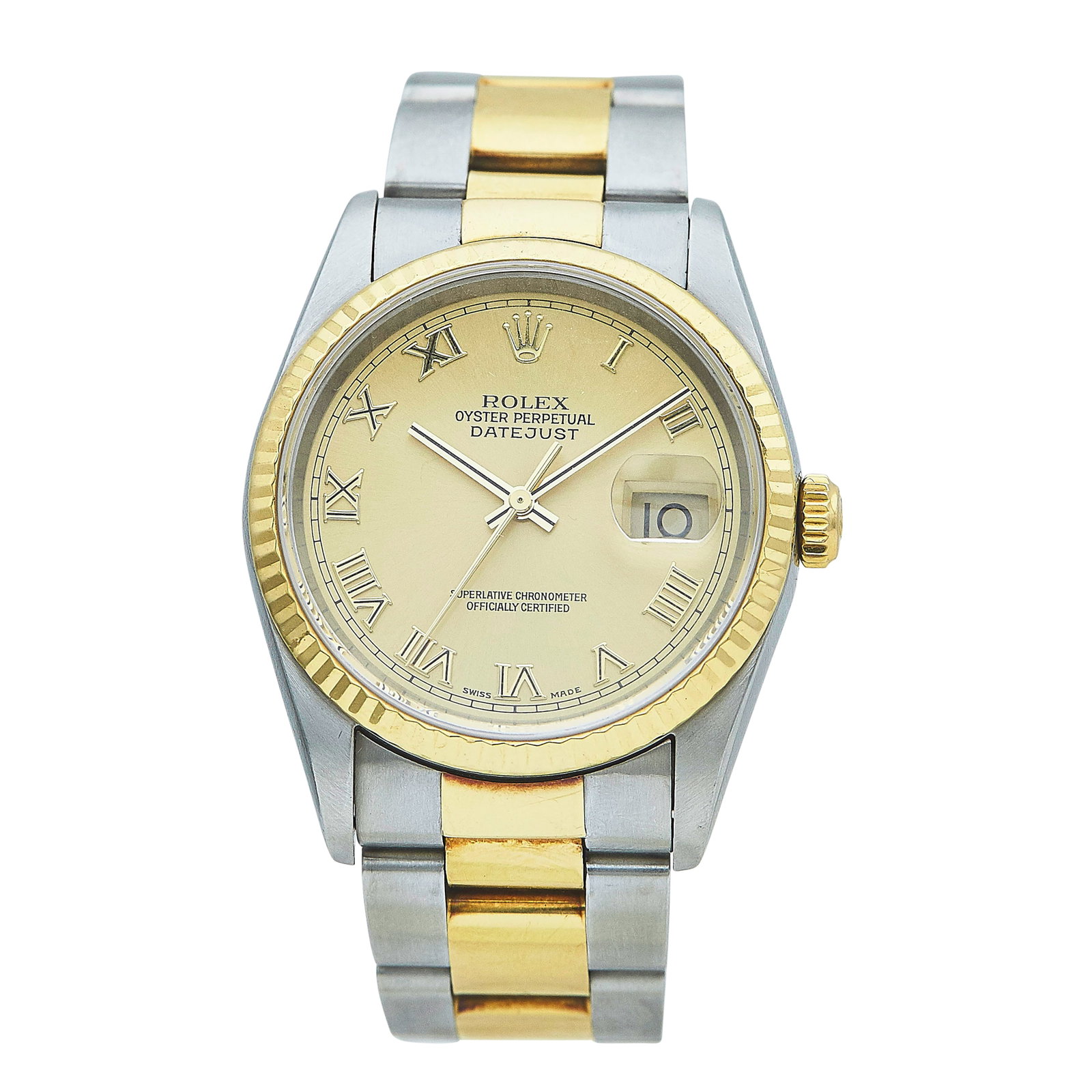 Rolex Datejust 18K Yellow Gold/SS Watch Ref. 16233, 2004 (1 of 6)