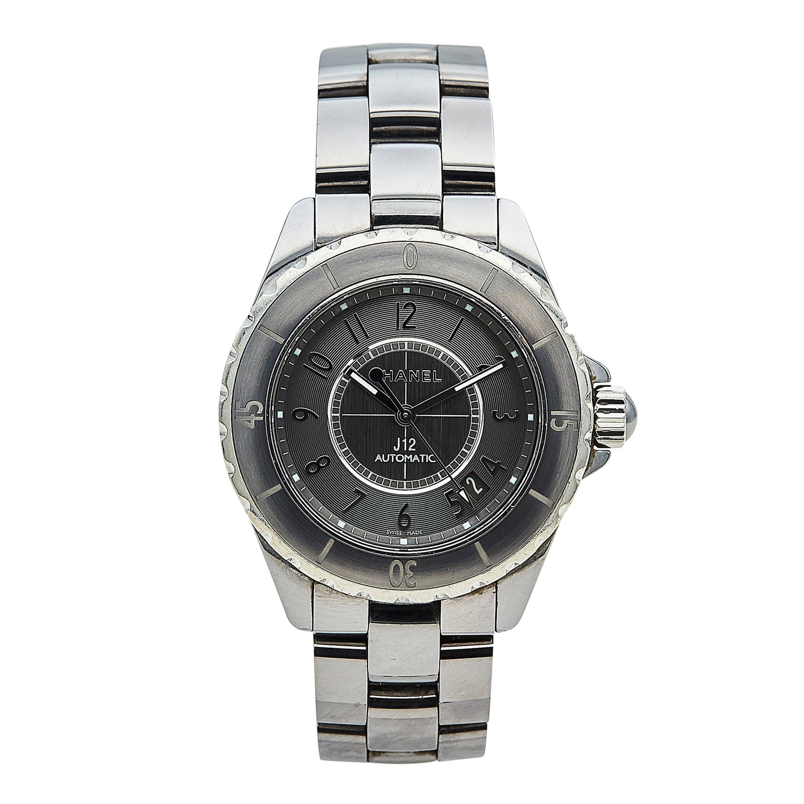 Chanel J12 Titanium and Ceramic Watch Ref. H2979, circa 2010 (1 of 5)