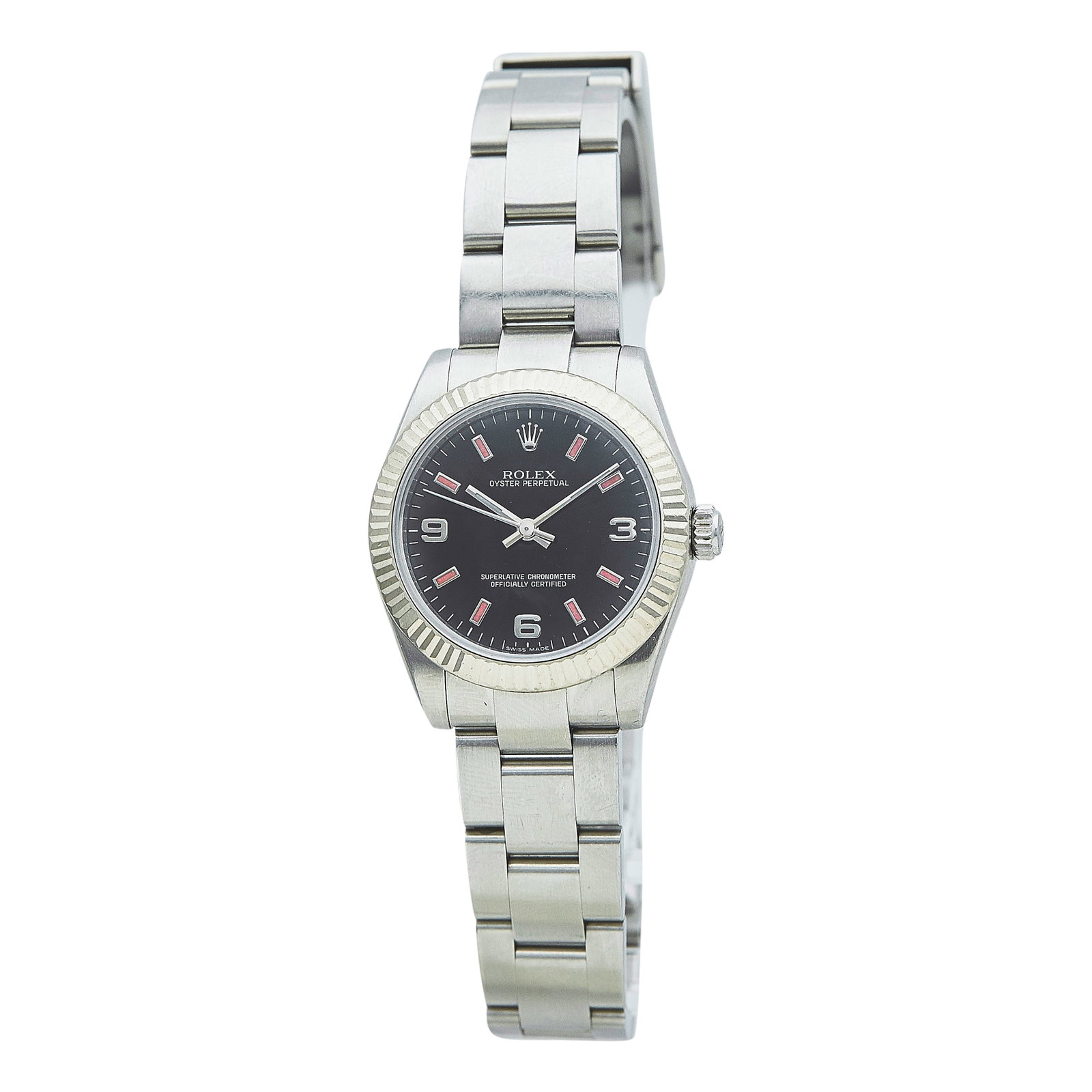 Rolex Oyster Perpetual 18K White Gold and Stainless Steel Watch Ref. 177234, circa 2006 (1 of 5)