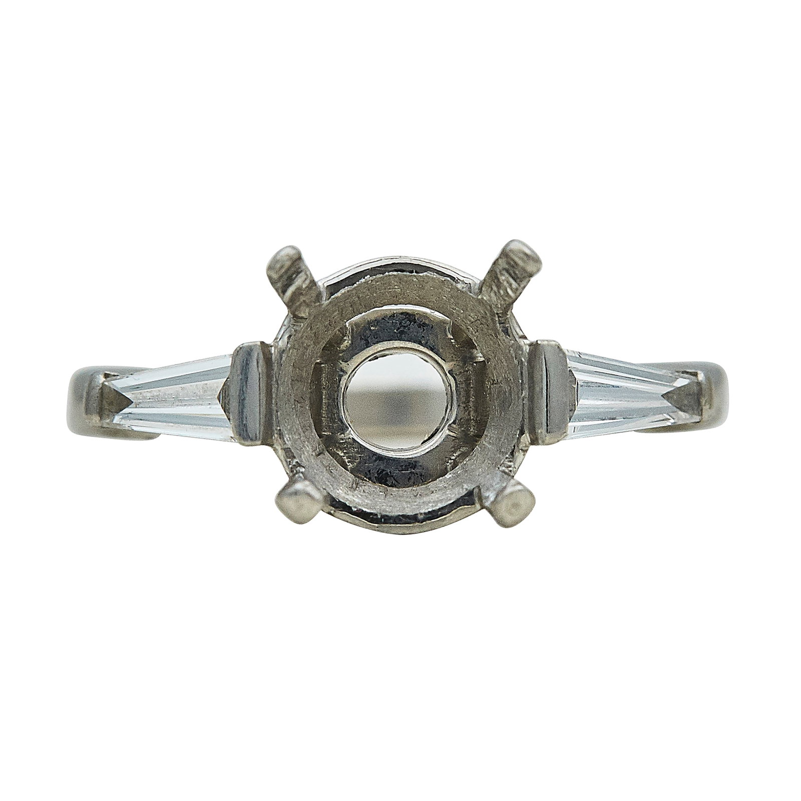 Platinum and Diamond Engagement Ring Setting (1 of 3)