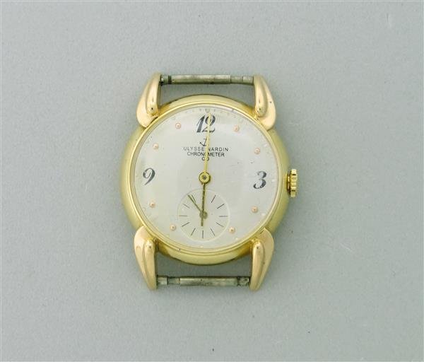 Ulysse Nardin Chronometer Automatic Mens Watch: Ulysse NardinAutomatic movementPush pull crownDial: Silver Seconds @ 6 o'clockAcrylic CrystalNo BraceletGender/Size: Mens Round Case: 30 mm in diameterNo Box / No Papers Guaranteed Authentic