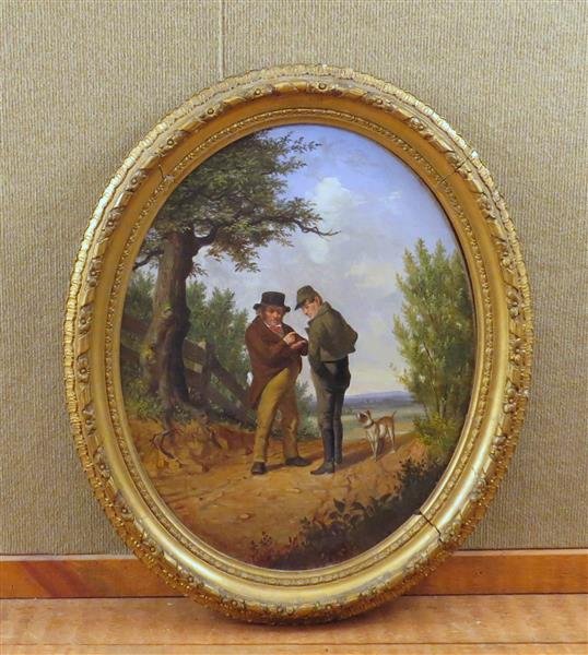 William Holbrook Beard The Rivals Oil on Canvas: William Holbrook Beard (1824 - 1900) , title - The Rivals. oil on canvas,framed. measurements - 20" x 15 3/4", wtih frame - 20" x 23 1/2". signed - lower left