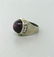 Massive 14k Gold Diamond Star Ruby Ring - 4