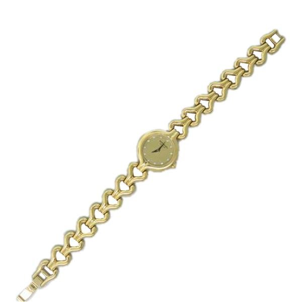Raymond Weil Diamond Ladies Watch Bracelet: Case is 27mm (excluding crown), 5.6mm thick. Diamond Markers. Bracelet is 7 1/2" long and 12mm wide. Water Resistant 3ATM, Quartz Movement. Not running. Scratches on Crystal.