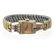 Retro Bulova 14K Gold Ruby Diamond Ladies Watch