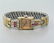 Retro Bulova 14K Gold Ruby Diamond Ladies Watch - 2