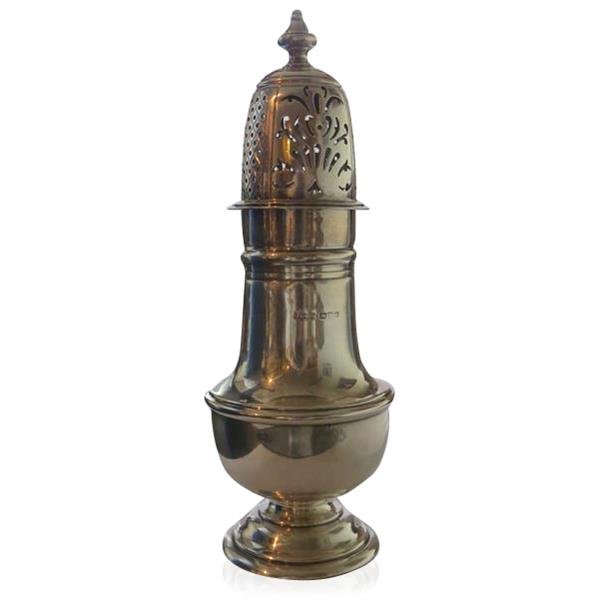 Antique English Sugar Shifter: Shifter is 8 3/4" tall x 3" at widest point. Hallmarks - please see pictures. weight - 7.39 ozt