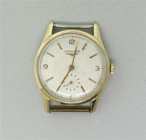 Longines Gold Filled Watch cal. 23Z: Case - 10k gold filled. 32mm in diameter. Movement - manual wind,running. 17 jewels, cal. 23Z. Small second hand at 6 o'clock.