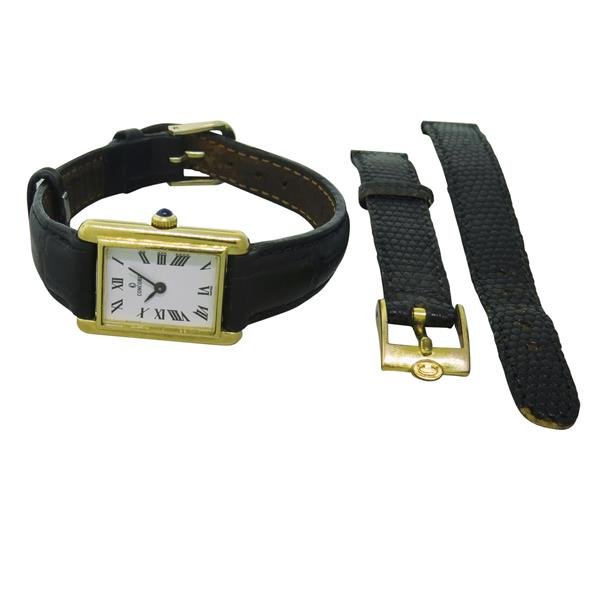 Concord 14k Gold Leather Band Watch 531: 14k gold case - 19mm excl crown x 26mm lug tip to lug tip. White dial with black roman numerals,sapphire crown. Comes with extra leather band with Concord buckle.Manual wind - not running,balance whee