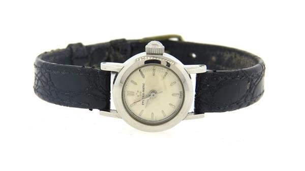 Eterna Matic Stainless Steel Ladies Watch: Case - 19mm in diameter. Manual wind - running order. Watches are guaranteed to be in running order, if described as such, at the time of listing only. Watches have not been tested for features functi