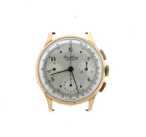 Breitling Premier Rose Gold Chronograph Watch 590913 (1 of 4)
