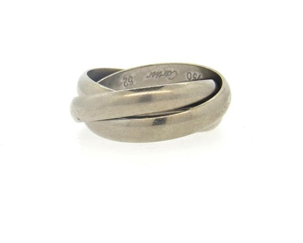 Cartier Trinity 18k Gold Rolling Band Ring Sz 52 (1 of 3)