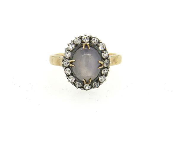14k Gold Star Sapphire Ring (1 of 4)