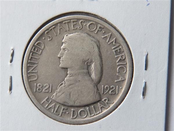 1921 Missouri Centennial Half Dollar Silver US Coin (1 of 2)