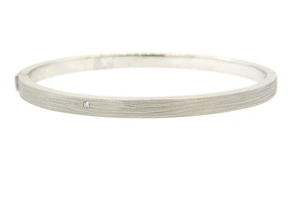 Roberto Coin 18k Gold Diamond Bangle Bracelet (1 of 4)