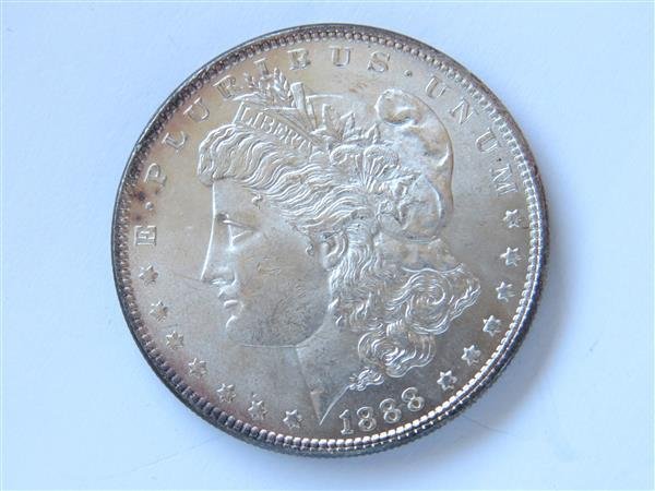 1888 Morgan Dollar Silver US Coin (1 of 2)
