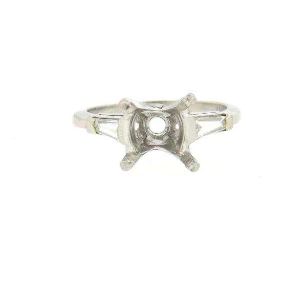 Platinum Diamond Engagement Ring Mounting Setting (1 of 3)