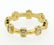 Chanel 18k Gold Diamond Band Ring - 2