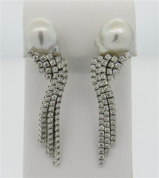 Tambetti Platinum 7.00ctw Diamond Baroque Pearl (1 of 6)