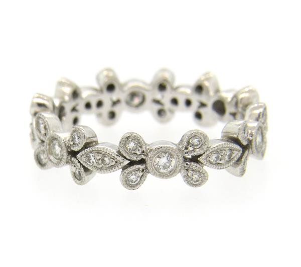 Platinum Diamond Band Ring (1 of 3)