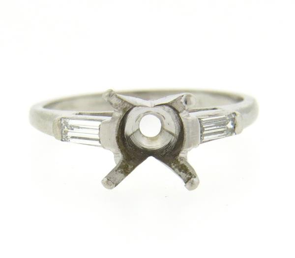 Platinum Diamond Engagement Ring Setting (1 of 2)
