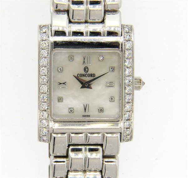 Concord 14k Gold Diamond Lady's Watch (1 of 5)