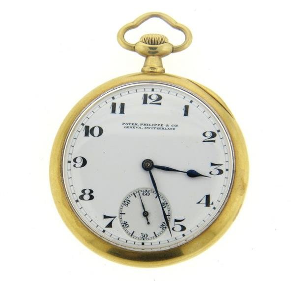 Patek Philippe & Cie 18k Gold Pocket Watch (1 of 6)